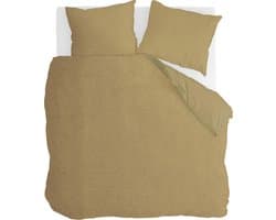 Walra Dekbedovertrek Basic & Tough - 200x220 - 100% Katoen - Honing Mosterd